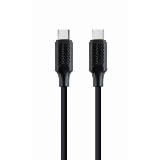 GEMBIRD Kabel USB PD (Power Delivery), 60W, Type-C na Type-C kabel (CM/CM), 1,5m, datový a napájecí, černá