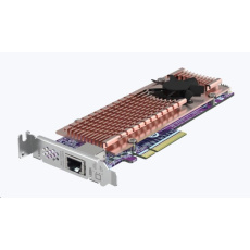 QNAP QM2-2P410G1T rozšiřující karta 1x10GbE, 2xM.2 NVMe 2280 PCIe Gen4x4 pro PC i NAS