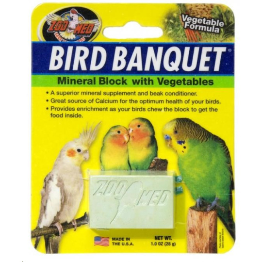 ZMD mineral.blok Bird Banquet zelenina S