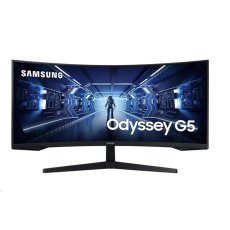 SAMSUNG MT LED LCD Gaming Monitor 34" Odyssey G55T -prohnutý,VA,3440x1440,1ms,165Hz,HDMI ,DisplayPort