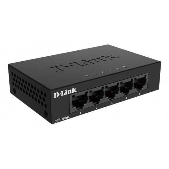 D-Link DGS-105GL 5-port Gigabit Metal Housing Desktop Switch