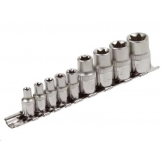 Extol Premium hlavice nástrčné vnitřní TORX , sada 9ks, 1/4", 1/2" 8818114 Extol Premium hlavice nástrčné vnitřní TORX , sada 9ks, 1/4", 1/2" 8818114
