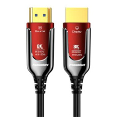 PREMIUMCORD Ultra High Speed HDMI 2.1 optický fiber kabel 8K@60Hz, zlacené 20m