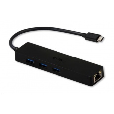iTec USB-C 3.1 Slim 3-portový HUB + RJ-45 iTec USB-C 3.1 Slim 3-portový HUB + RJ-45