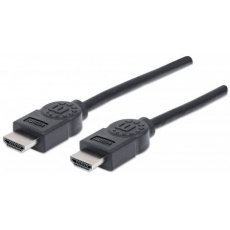 MANHATTAN kabel High Speed HDMI 4K, 3D, Male to Male, stíněný, černý, 5m