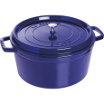 Staub La Cocotte litinový kulatý hrnec, 8.35 l, modrá