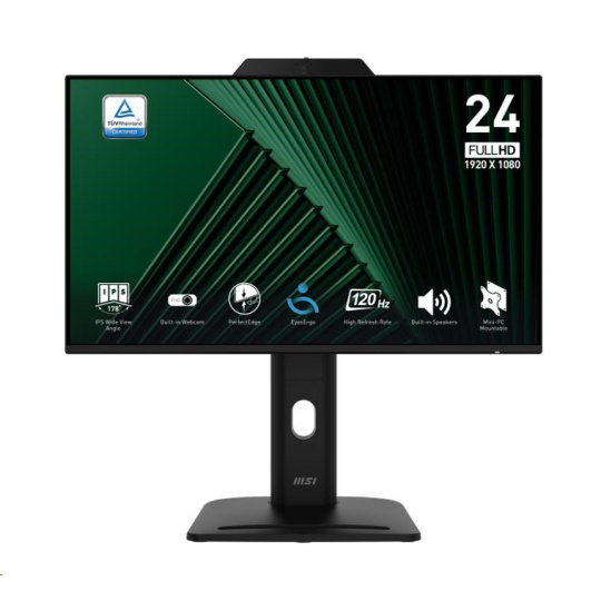 MSI LCD PRO MP242PMG, 23.8", 1920 x 1080, IPS, 120Hz, 300nits, VESA 100x100, Black MSI LCD PRO MP242PMG, 23.8", 1920 x 1080, IPS, 120Hz, 300nits, VESA 100x100, Black