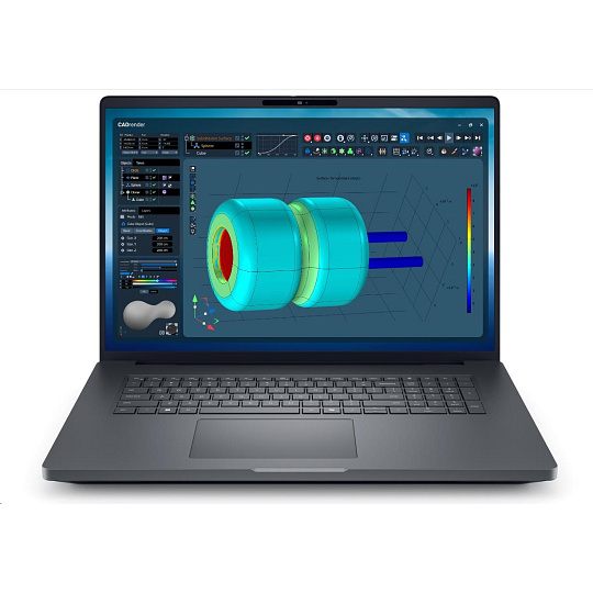 BAZAR - DELL NTB Pro Max Plus 18 MB18250/U9-285HX/64GB/1TSSD/18" QHD+/IR Cam/NVI RTX 3000/280W Type-C/WLAN/Bck Kb/W11P/3