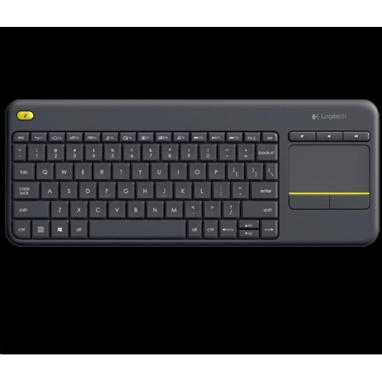 Logitech Wireless Keyboard Touch Plus K400 Plus, black, US