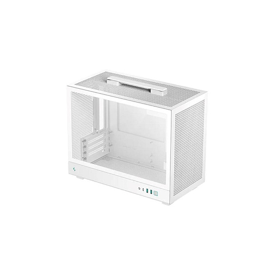 BAZAR - DEEPCOOL Case CH160 PLUS WH, mATX, Průhledná bočnice, bílá - Poškozený obal (Komplet)