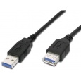 PremiumCord Prodlužovací kabel USB 3.0 Super-speed 5Gbps A-A, MF, 9pin, 1m