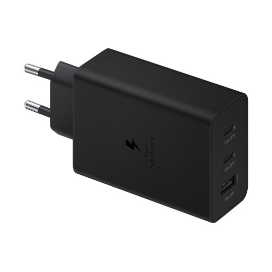 Power adapter Samsung 65 W Black, EU Power adapter Samsung 65 W Black, EU