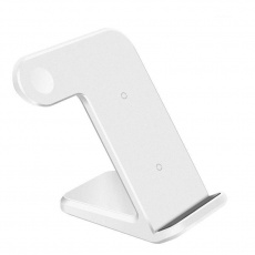 COTEetCI nabíjecí stanice 3v1 pro Apple iPhone - Watch - AirPods bílá