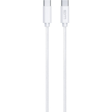 WG - Datový kabel Type-C na Type-C, 2 metry, 3A, 60W, bílá WG - Datový kabel Type-C na Type-C, 2 metry, 3A, 60W, bílá