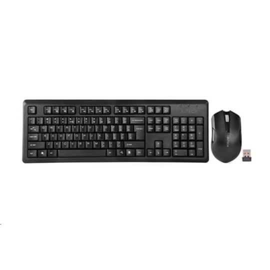 Pošk. obal - A4tech 4200N set bezdr. kláv. + bezdr. V-Track optická myš,CZ/US, USB