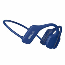 EVOLVEO BoneSwim Lite MP3 8GB, bezdrátová sluchátka na lícní kosti, modré