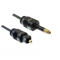 PREMIUMCORD Kabel 3,5mm mini Toslink - Toslink, OD:2.2mm, délka 2m