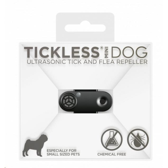 Tickless Mini dog nabijeci - cerny