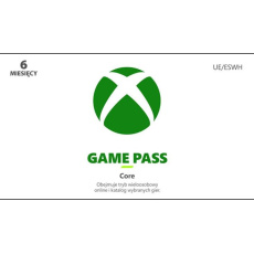 Xbox Game Pass Core – 6 - měsíční členství
