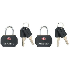 Master Lock Visací zámek TSA - černý (2 ks / blistr) Master Lock Visací zámek TSA - černý (2 ks / blistr)