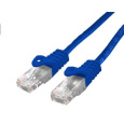 C-TECH kabel patchcord Cat6, UTP, modrý, 0,5m