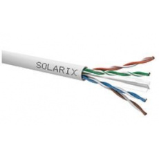 Instalační kabel Solarix UTP, Cat6, drát, PVC, box 100m SXKD-6-UTP-PVC