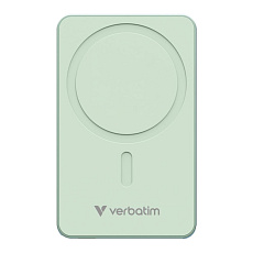 VERBATIM Powerbanka Charge 'n' Go Essentials, Magnetická, 20000 mAh, USB-C, Zelená VERBATIM Powerbanka Charge 'n' Go Essentials, Magnetická, 20000 mAh, USB-C, Zelená