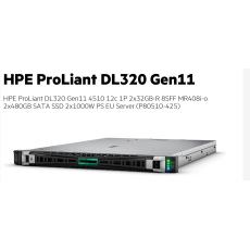 HPE PL DL320g11 4510 (2.4/12C) 2x32G (p64706) 2x480G (P40497) MR408i-o 8SFF 2x1000W 2x1Gb Smart Choice HPE PL DL320g11 4510 (2.4/12C) 2x32G (p64706) 2x480G (P40497) MR408i-o 8SFF 2x1000W 2x1Gb Smart Choice