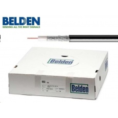 BELDEN H121 AL - koaxiální kabel, průměr 5mm, PE (venkovní), impedance 75 Ohm, černý, 100m BELDEN H121 AL - koaxiální kabel, průměr 5mm, PE (venkovní), impedance 75 Ohm, černý, 100m