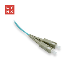 LYNX duplexní patch kabel MM, OM3, SC/SC, 50/125µm, 1m LYNX duplexní patch kabel MM, OM3, SC/SC, 50/125µm, 1m