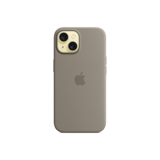 APPLE iPhone 15 Silicone Case with MagSafe - Clay