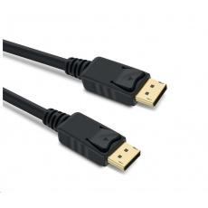 PREMIUMCORD Kabel DisplayPort 1.4 přípojný kabel M/M, zlacené konektory, 1,5m