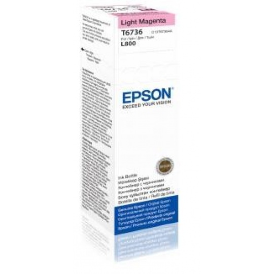 EPSON ink bar T6736 Light Magenta ink container 70ml pro L800/L1800