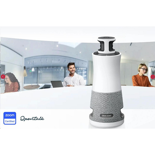 RICOH MEETING 360 V2  3-in-1, 360° P-n-P Conference Cam/Mic/Speaker, 1920x1080, 3.6m/6m Video/Audio