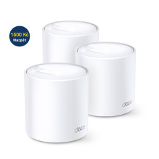 TP-Link Deco X60(3-pack) WiFi6 Mesh (AX5400, 2,4GHz/5GHz, 2xGbELAN/WAN)