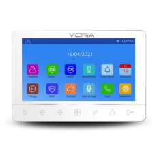 Veria LCD monitor videotelefonu 8276B série 2-WIRE bílý Veria LCD monitor videotelefonu 8276B série 2-WIRE bílý