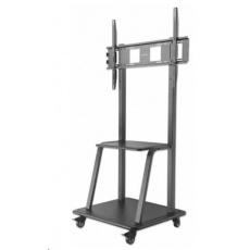 Manhattan univerzální TV vozík, Universal Heavy Duty TV Cart, 37" až 100" TV, černá