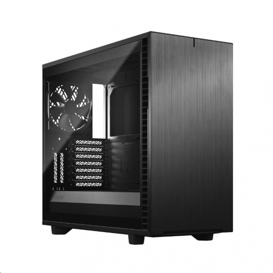 FRACTAL DESIGN skříň Define 7 Light Tempered Glass Midi Tower, černá, bez zdroje