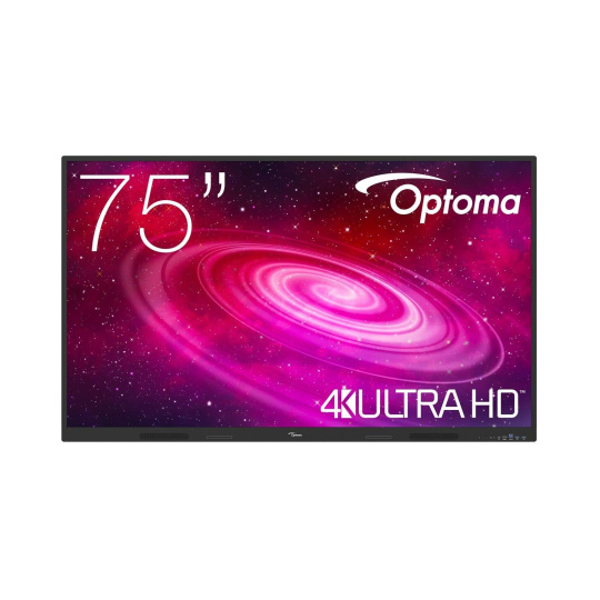 Optoma 1751RK IFPD 75" - interaktivní dotykový, 4K UHD, multidotyk 40prstu, Android 14,  8GB RAM / 64GB ROM