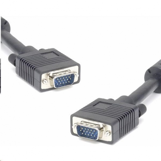 PREMIUMCORD Kabel k monitoru HQ (Coax) 2x ferrit,SVGA 15p, DDC2,3xCoax+8žil, 3m