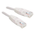 XtendLan patch kabel Cat5E, UTP - 0,25m, bílý (prodej po 10 ks)