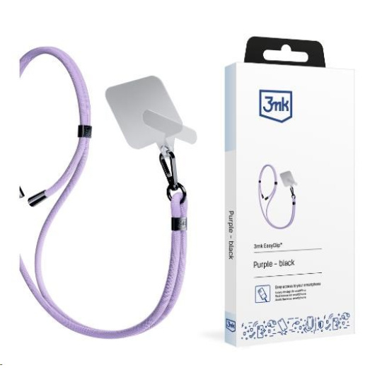 3mk EasyClip Purple (black)