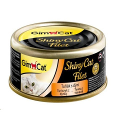 SHINY CAT filet tunak s dyni 70g konzerva
