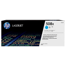 HP 508X High Yield Cyan LJ Toner Cartridge, CF361X (9,500 pages)