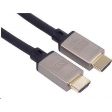 PREMIUMCORD Kabel HDMI 2.1 High Speed + Ethernet kabel 8K@60Hz, 4K@120Hz, pozlacené konektory, 1m