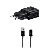 Samsung 15W Cestovní nabíječka + microUSB Datový Kabel Black (OOB Bulk) Samsung 15W Cestovní nabíječka + microUSB Datový Kabel Black (OOB Bulk)