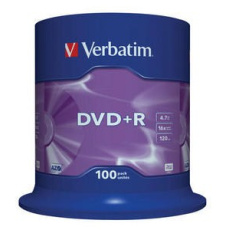 BAZAR - VERBATIM DVD+R(100-Pack)Spindle/General Retail/16x/4.7GB - Poškozený obal (Komplet) BAZAR - VERBATIM DVD+R(100-Pack)Spindle/General Retail/16x/4.7GB - Poškozený obal (Komplet)