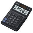 CASIO kalkulačka MS 10 F, černá, stolní, desetimístná