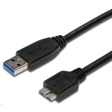 PREMIUMCORD Kabel USB 3.0 A - Micro B 2m, propojovací (M/M)