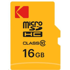 Kodak paměťová micro SD karta 16GB Class10 w/adapter Extra Kodak paměťová micro SD karta 16GB Class10 w/adapter Extra